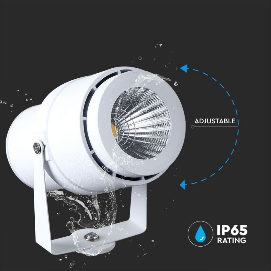 LED Outdoor lamp LED/12W/110-240V IP65 3000K white