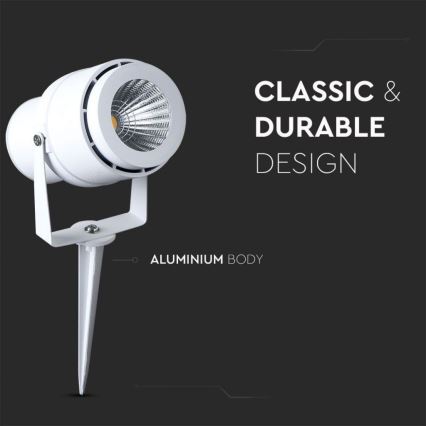 LED Outdoor lamp LED/12W/110-240V IP65 3000K white