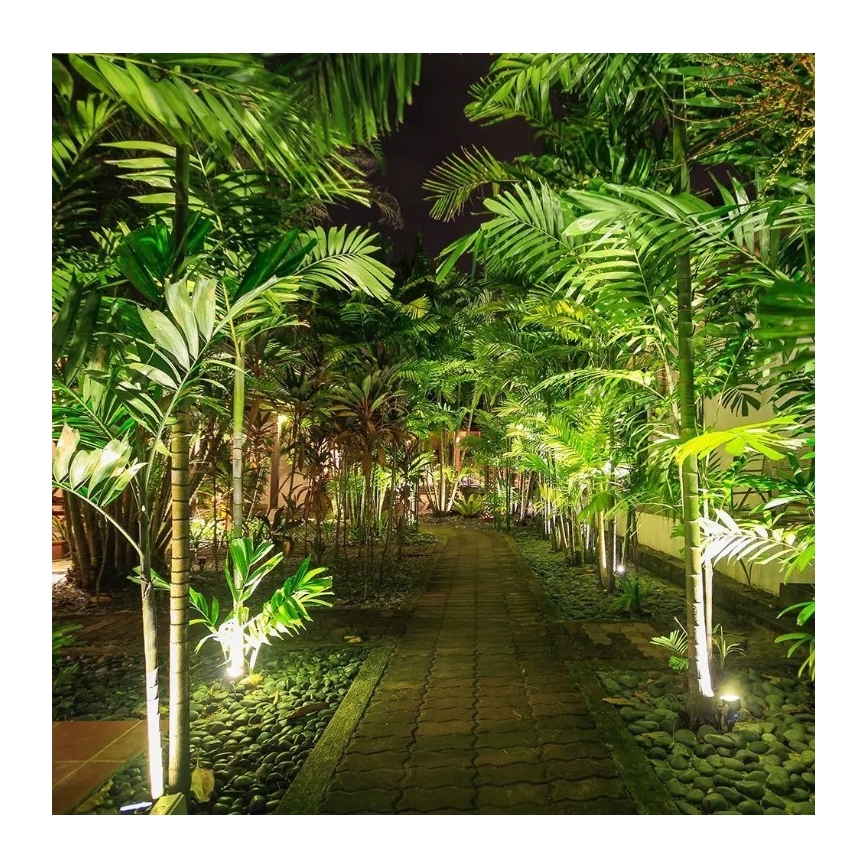 LED Outdoor lamp LED/12W/230V 3000K black IP65