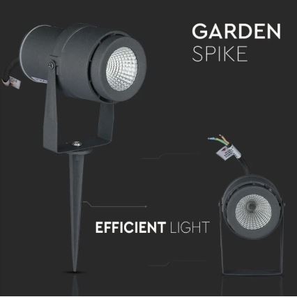 LED Outdoor lamp LED/12W/230V 4000K anthracite IP65