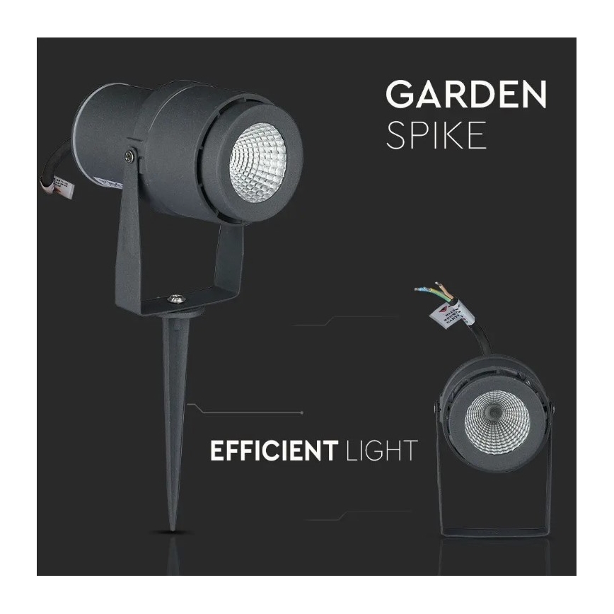 LED Outdoor lamp LED/12W/230V 4000K anthracite IP65