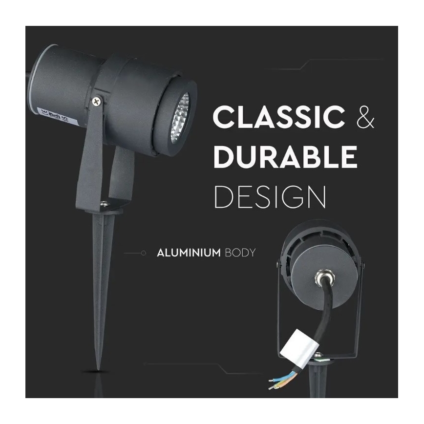 LED Outdoor lamp LED/12W/230V 4000K anthracite IP65