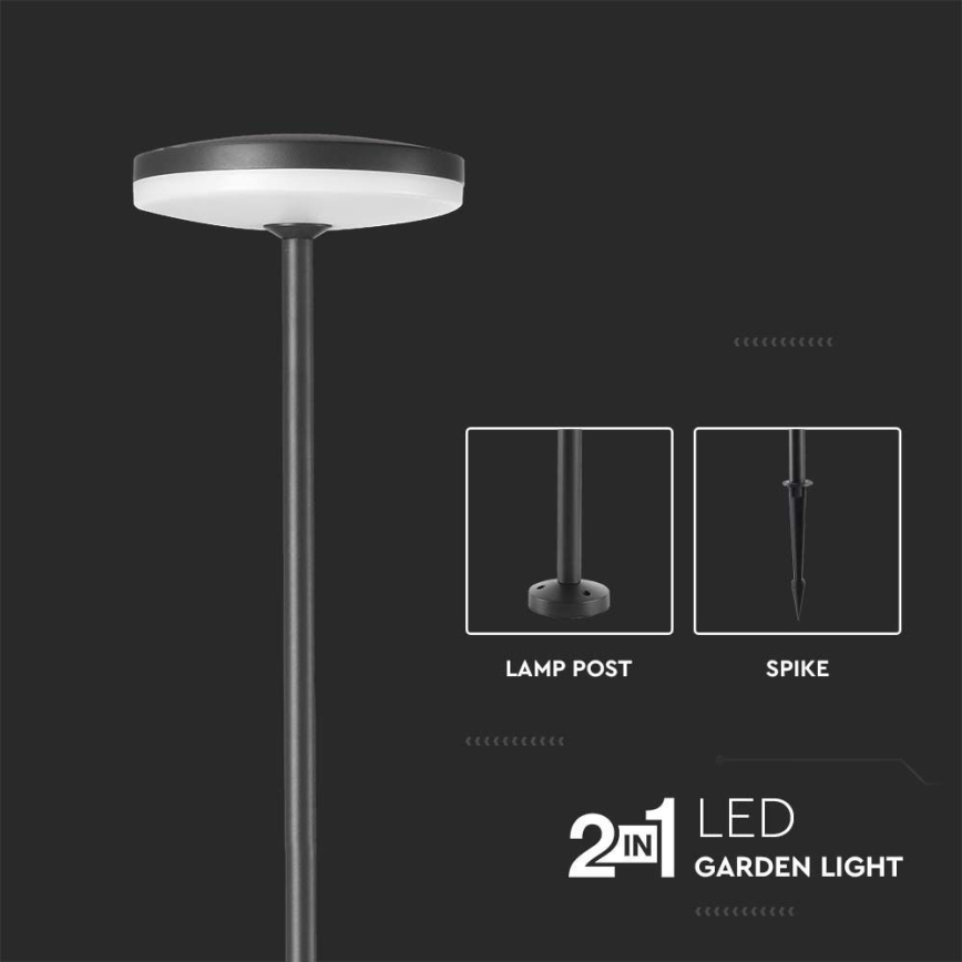 LED Outdoor lamp LED/12W/230V 4000K IP65 anthracite