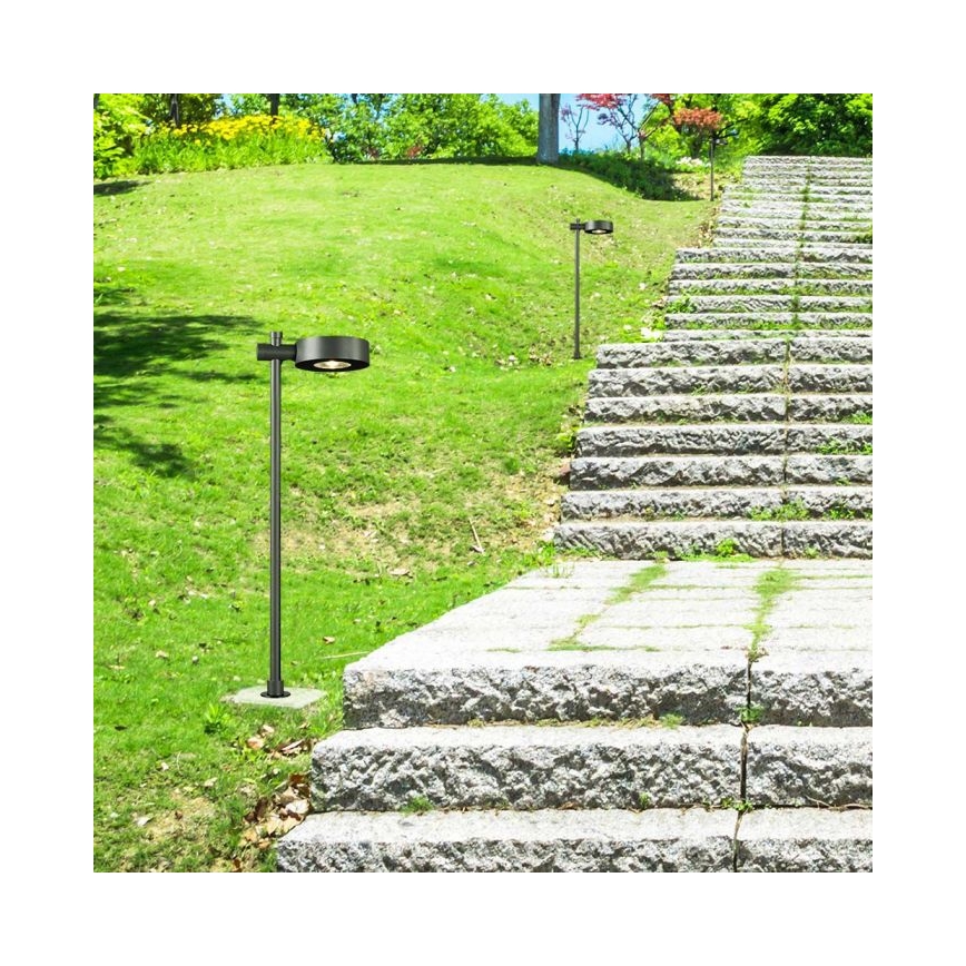 LED Outdoor Lamp LED/7W/230V 3000K IP65 black 102 cm