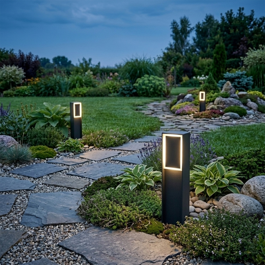LED Outdoor Lamp MODO LED/4,8W/230V 4000K IP54 30 cm Black