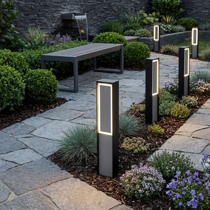 LED Outdoor Lamp MODO LED/8W/230V 4000K IP54 50 cm Black
