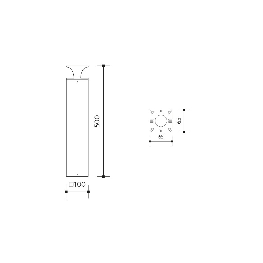 LED Outdoor lamp ORNELA LED/6W/230V 3000K IP54 anthracite
