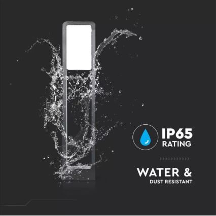 LED Outdoor lamp SAMSUNG CHIP LED/10W/230V 3000K IP65 black