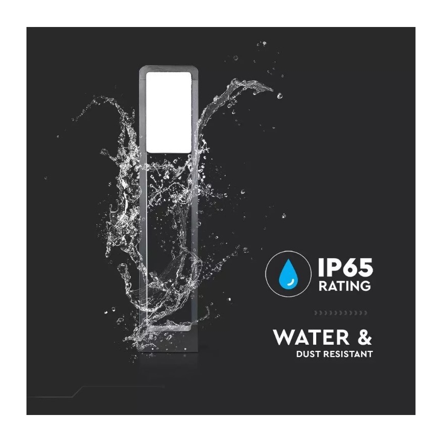 LED Outdoor lamp SAMSUNG CHIP LED/10W/230V 3000K IP65 black