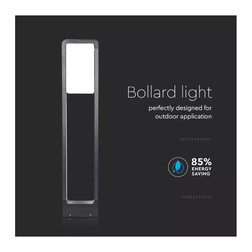 LED Outdoor lamp SAMSUNG CHIP LED/10W/230V 3000K IP65 black