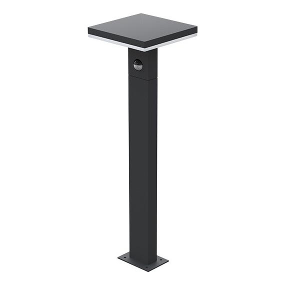 LED Outdoor lamp with a sensor BARI LED/10W/230V 4000K 60 cm IP54 anthracite
