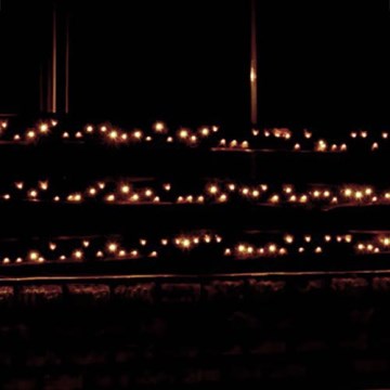LED Outdoor light chain 70m 1000xLED/0,06W/230V warm white IP44