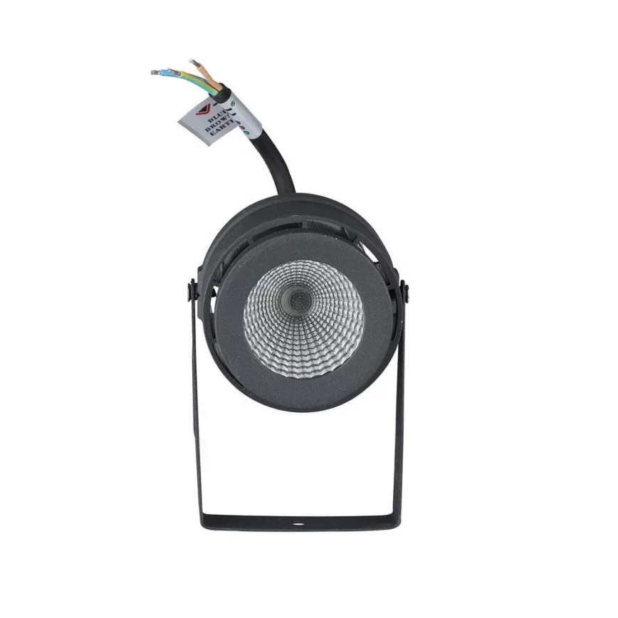 LED Outdoor light LED/12W/100-240V IP65 grey - green light