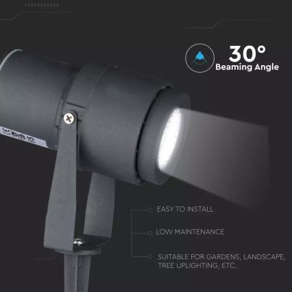 LED Outdoor light LED/12W/100-240V IP65 grey - green light