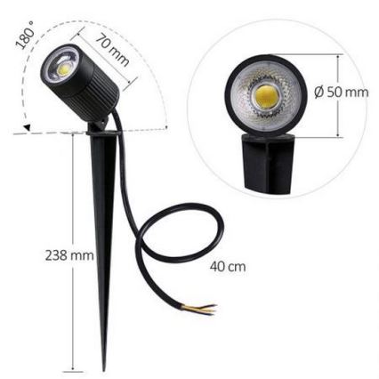 LED Outdoor light LED/7W/85-264V IP67