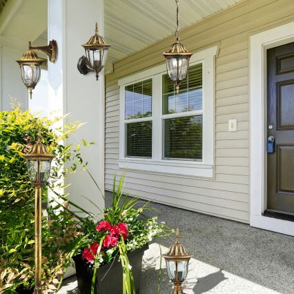 LED Outdoor Pendant Light FLORENCJA 1xE27/10W/230V IP43