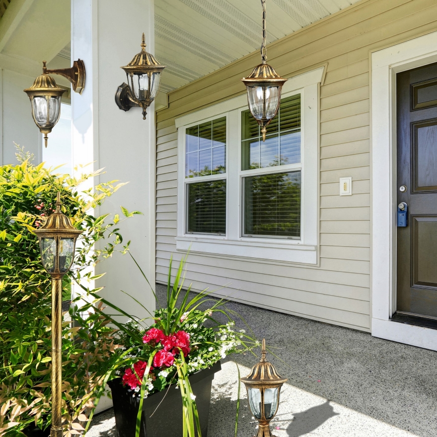 LED Outdoor Pendant Light FLORENCJA 1xE27/10W/230V IP43