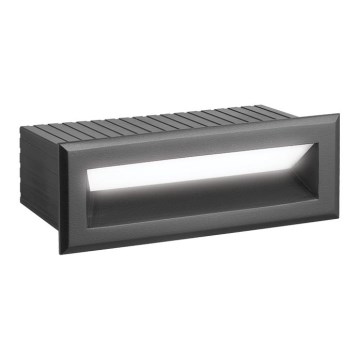LED Outdoor Recessed Fixture FLIK LED/3W/230V IP65 Anthracite