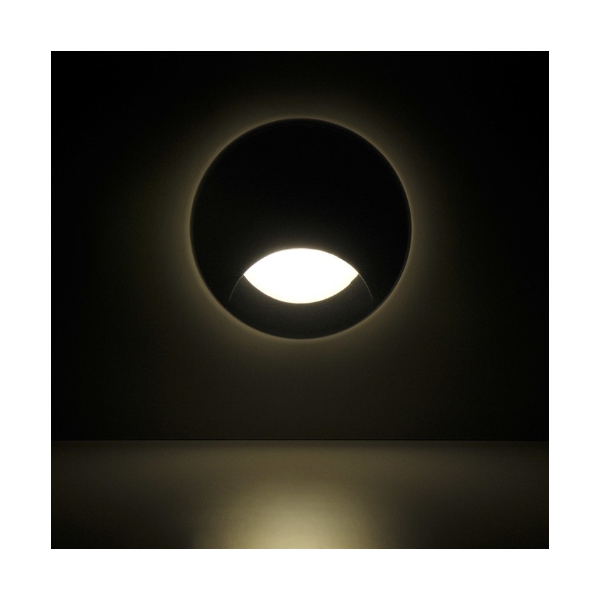 LED Outdoor recessed staircase light Q1 LED/3W/230V IP44