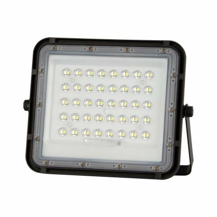 LED Outdoor dimmable solar floodlight LED/10W/3,2V IP65 6400K black + remote control