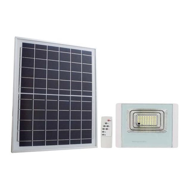 LED Outdoor solar floodlight  LED/12W/3,2V IP65 4000K + remote control