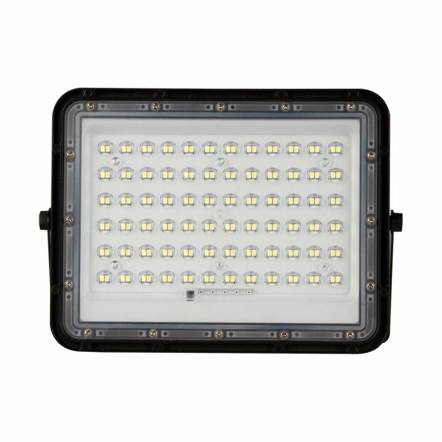 LED Outdoor dimmable solar floodlight LED/15W/3,2V IP65 4000K black + remote control