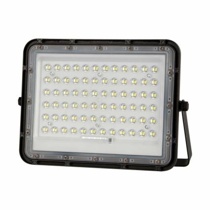 LED Outdoor dimmable solar floodlight LED/15W/3,2V IP65 4000K black + remote control