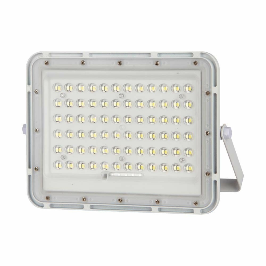 LED Outdoor dimmable solar floodlight LED/15W/3,2V IP65 4000K white + remote control