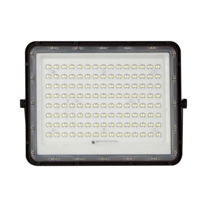 LED Outdoor solar floodlight  LED/200W/3,2V 4000K black IP65 + remote control