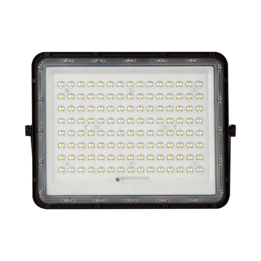LED Outdoor solar floodlight  LED/200W/3,2V 4000K black IP65 + remote control