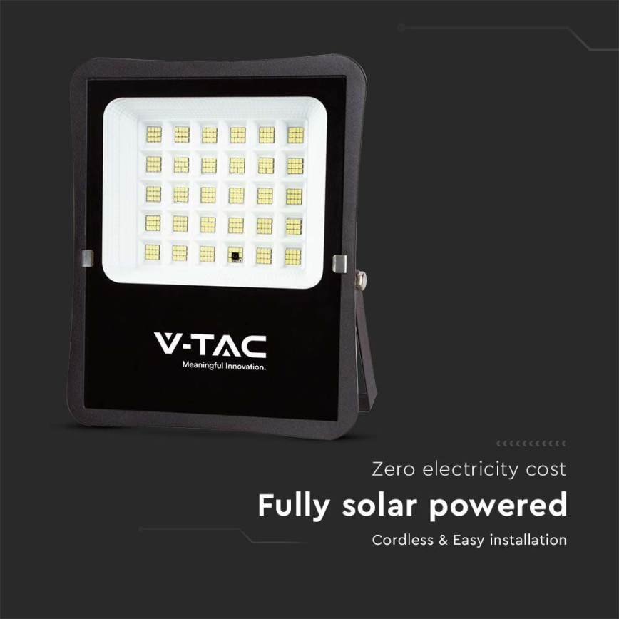 LED Outdoor solar floodlight LED/20W/3,2V 6400K IP65 + remote control