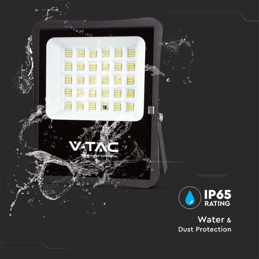 LED Outdoor solar floodlight LED/20W/3,2V 6400K IP65 + remote control
