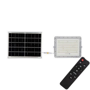 LED Outdoor solar floodlight  LED/20W/3,2V 6400K white IP65 + remote control