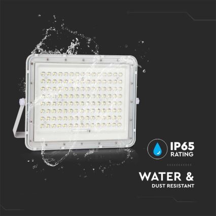 LED Outdoor solar floodlight  LED/20W/3,2V 6400K white IP65 + remote control