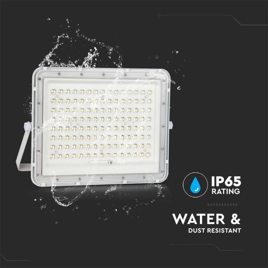 LED Outdoor solar floodlight  LED/20W/3,2V 6400K white IP65 + remote control