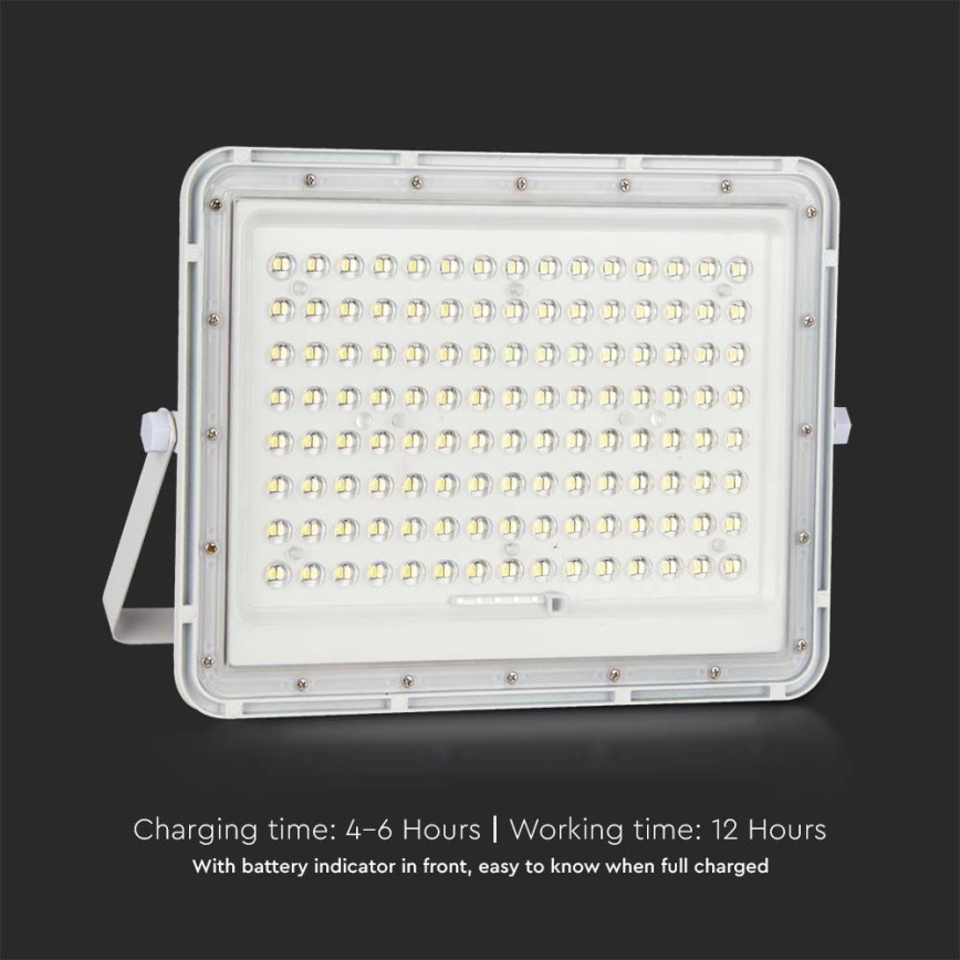 LED Outdoor solar floodlight  LED/20W/3,2V 6400K white IP65 + remote control