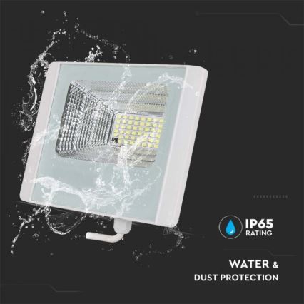 LED Outdoor solar floodlight  LED/20W/3,2V IP65 4000K + remote control