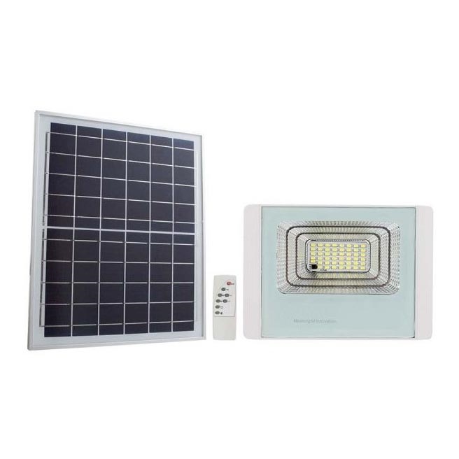 LED Outdoor solar floodlight  LED/20W/3,2V IP65 4000K + remote control