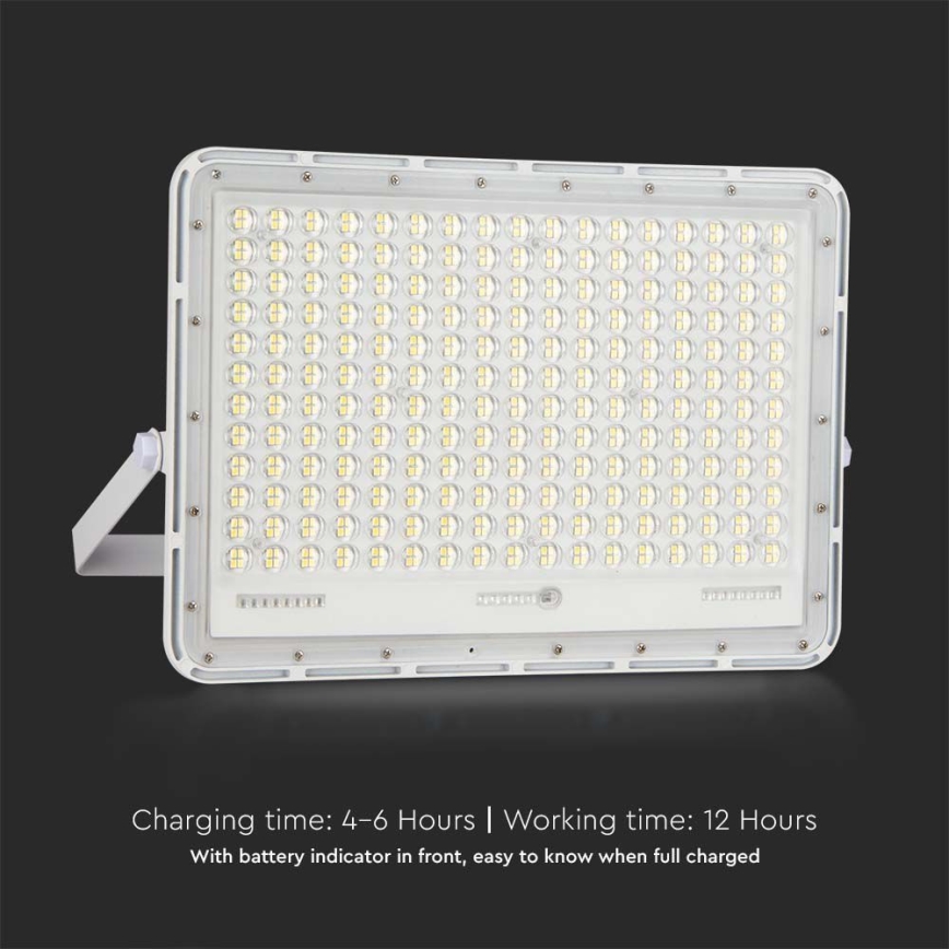 LED Outdoor solar floodlight  LED/30W/3,2V 4000K white IP65 + remote control