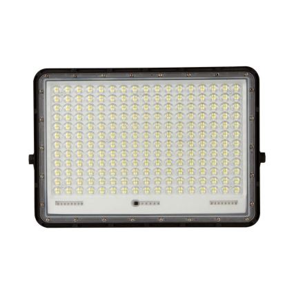 LED Outdoor solar floodlight  LED/30W/3,2V 6400K black IP65 + remote control