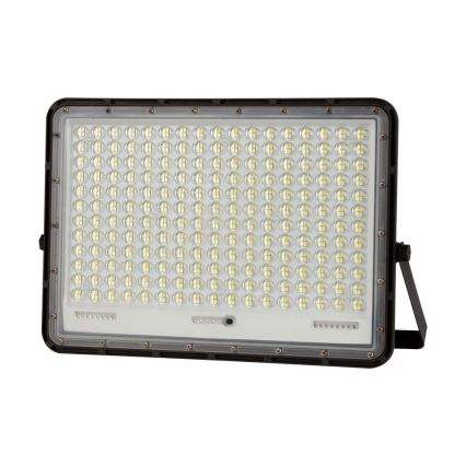 LED Outdoor solar floodlight  LED/30W/3,2V 6400K black IP65 + remote control