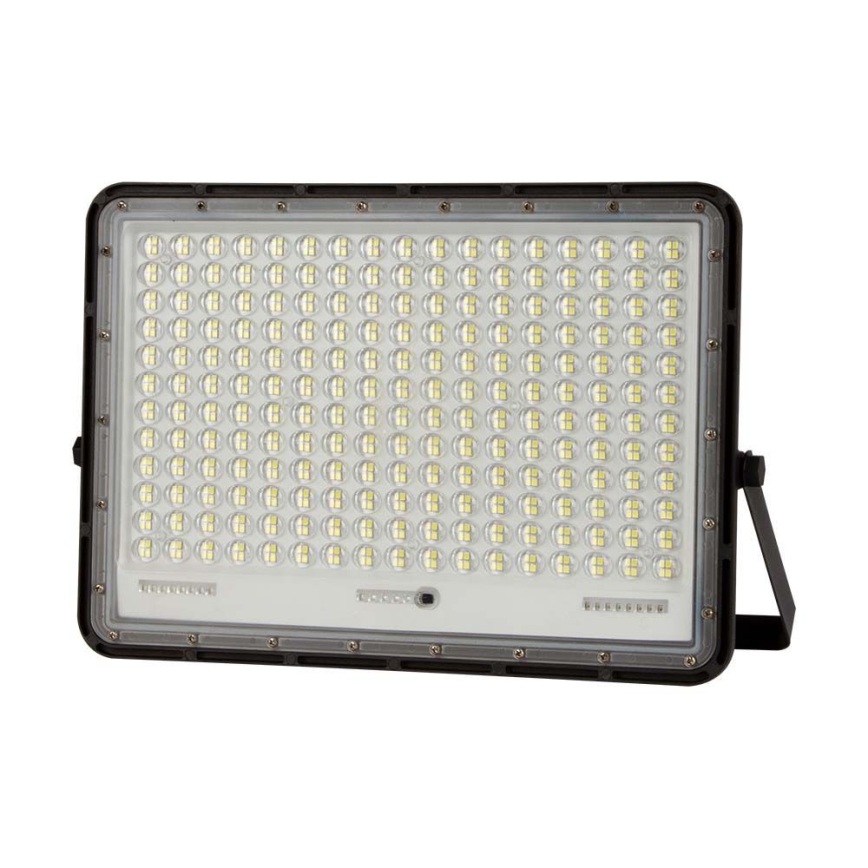 LED Outdoor solar floodlight  LED/30W/3,2V 6400K black IP65 + remote control