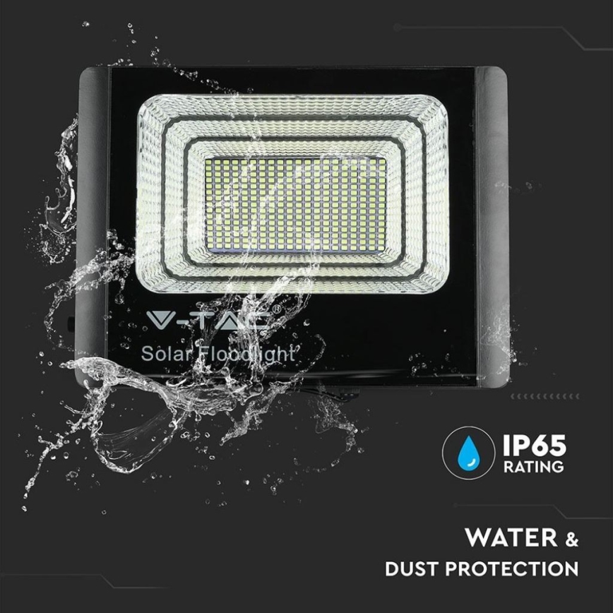 LED Outdoor solar floodlight  LED/40W/10V IP65 6000K + remote control