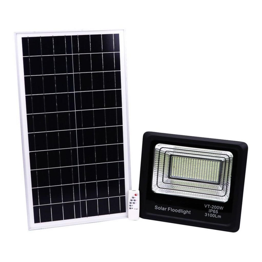 LED Outdoor solar floodlight  LED/40W/10V IP65 6000K + remote control