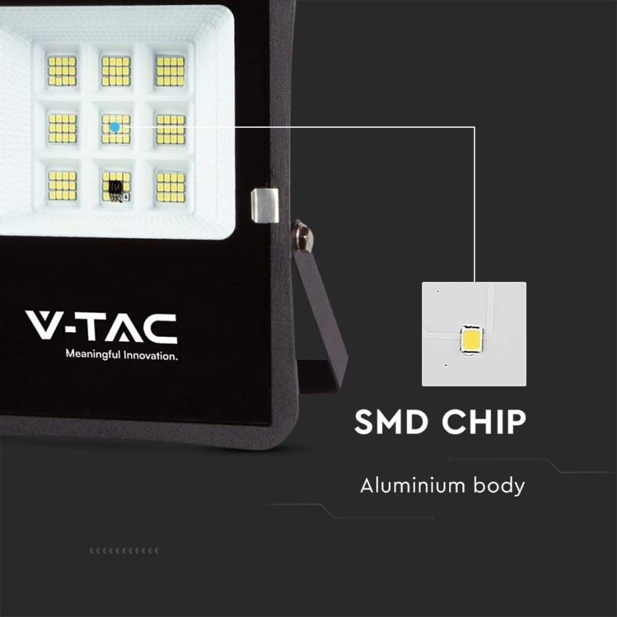 LED Outdoor solar floodlight LED/6W/3,2V 4000K IP65 + remote control