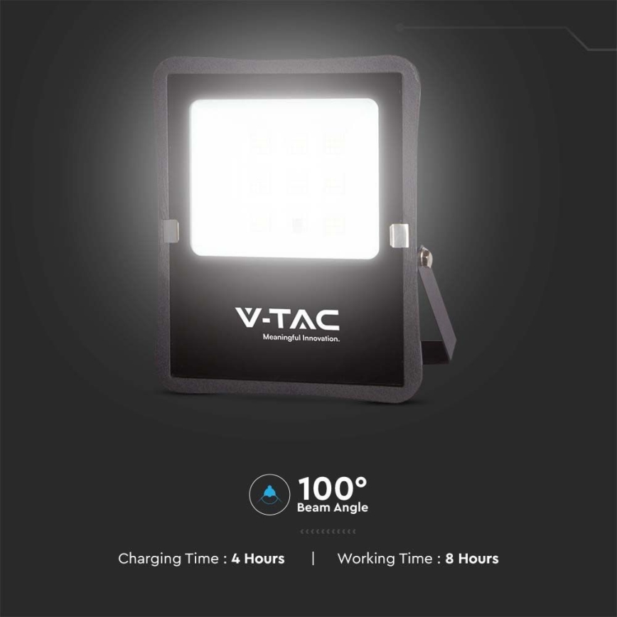 LED Outdoor solar floodlight LED/6W/3,2V 4000K IP65 + remote control