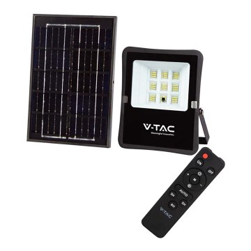 LED Outdoor solar floodlight LED/6W/3,2V 4000K IP65 + remote control