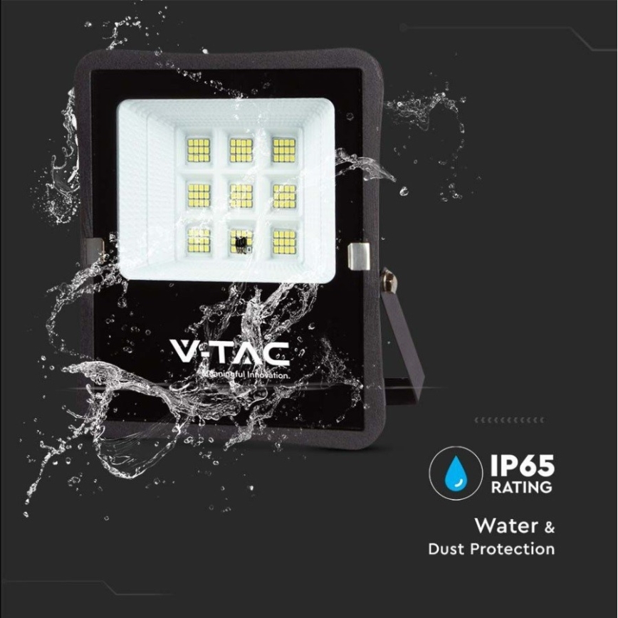 LED Outdoor solar floodlight LED/6W/3,2V 6400K IP65 + remote control