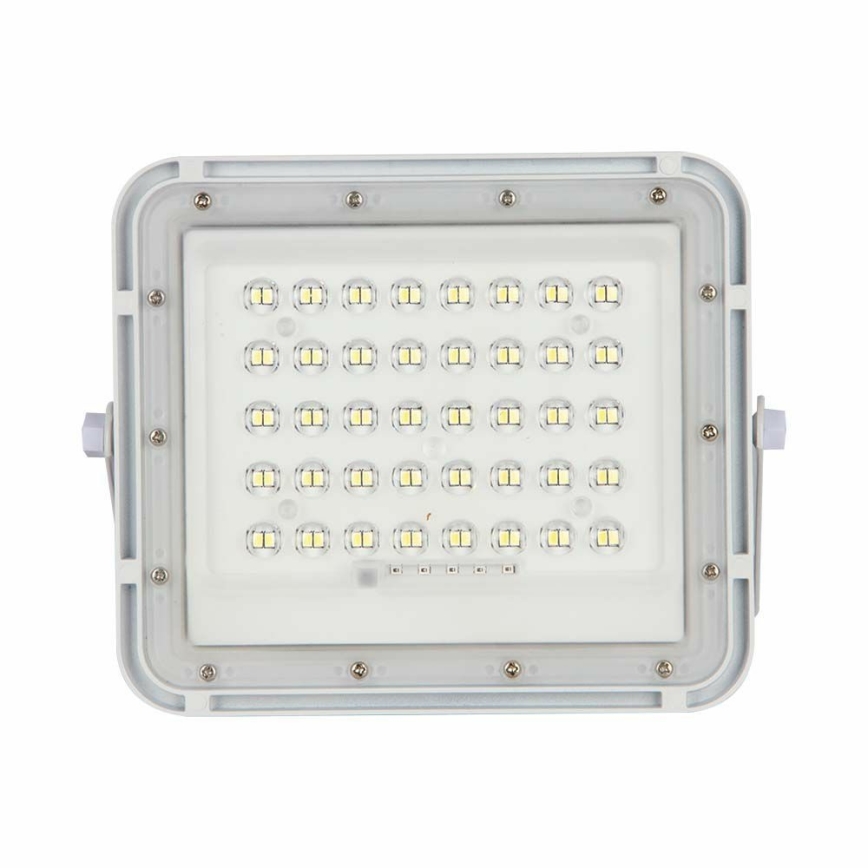 LED Outdoor dimmable solar floodlight LED/6W/3,2V IP65 6400K white + remote control