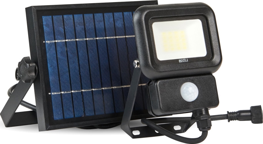 LED Outdoor solar floodlight with a sensor LED/10W/3,7V 6500K IP65